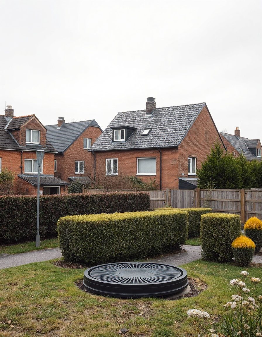 Zisternen-Anlage im Vorgarten in Norderstedt